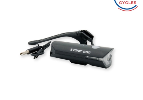 APEX BICYCLE RECHARGEABLE FRONT LE LIGHT 550 LUMEN